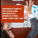 Construire un tunnel de vente efficace pour freelance ou TPE – Méthode en 3 étapes Savoir, Savoir-faire, Faire
